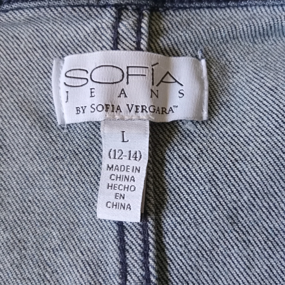 Sofia by Sofia Vergara Dark Blue Jean Jacket - Picture 7 of 11